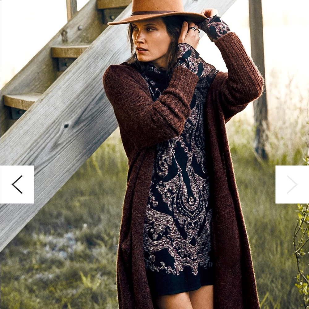 Free People Modern Love Mock Neck Sweater Dress